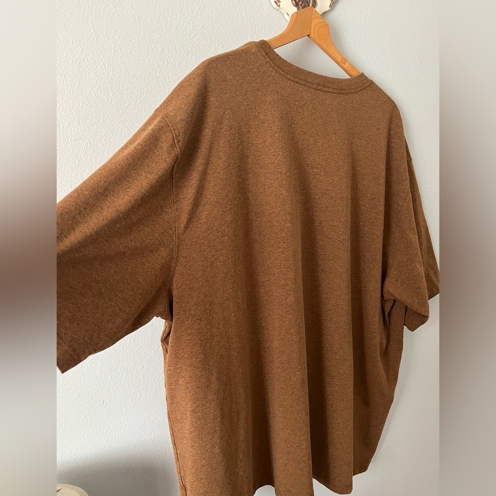 Carhartt Loose Fit Heavyweight Short-Sleeve Pocket T-Shirt 3XL Walnut Brown EUC - Picture 7 of 9